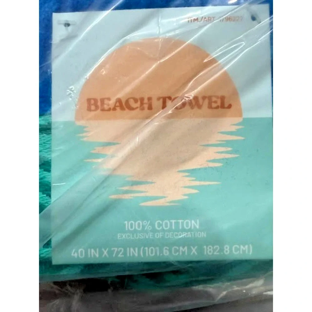 NEW 2 Pack Welspun Only Turtle Beach Towels 2-Pack – 40